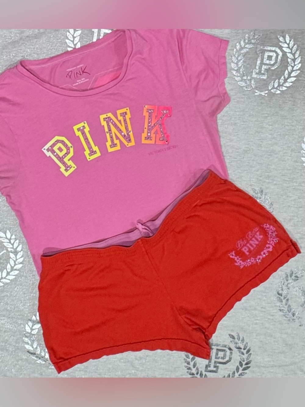 VS PINK VINTAGE BLING SET M/L
